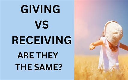 why receiving is harder than giving